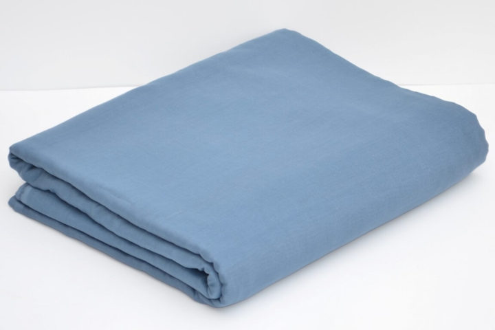 Light Blue Grey Full Voile Turban Cloth