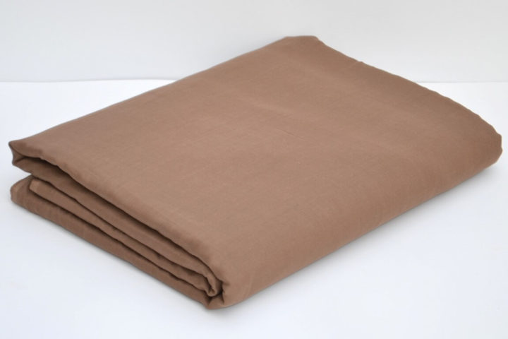 Buy Light Brown Color Full Voile Cloth