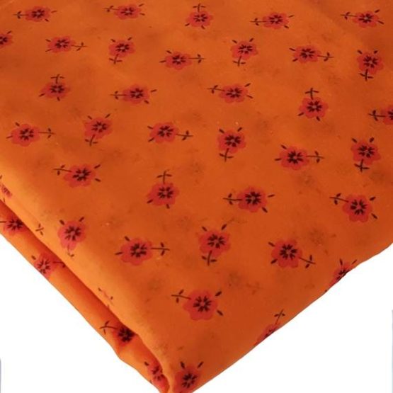 Floral Orange Turban